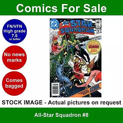 Buy DC All-Star Squadron #8 Comic - FN/VFN Clean 01 April 1982 • 4.99£