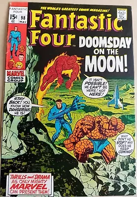 Buy Fantastic Four #98 - FN (6.0) - Marvel 1970 - Cents Copy - Jack Kirby Art • 13.50£