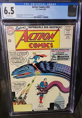Buy 1963 Action Comics #303 - DC Comics - Red Kryptonite - CGC 6.5 • 70.34£