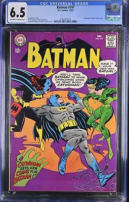 Buy Batman #197 (1967) CGC 6.5 - Classic Silver Age Batgirl & Catwoman • 127.92£