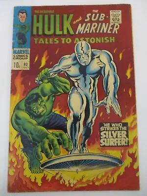 Buy Tale To Astonish 93 Silver Surfer Marvel Silver Age • 89.95£