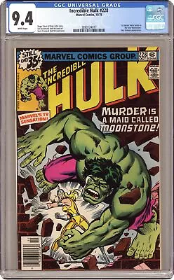 Buy Incredible Hulk #228 CGC 9.4 1978 3890124017 1st App. Moonstone • 122.54£