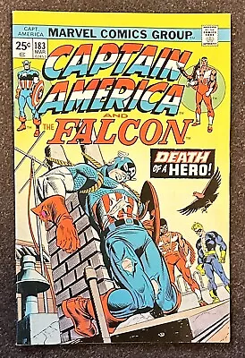 Buy Captain America + Falcon #183 VF+ 1st Appearance Gamecock 1975 • 11.85£