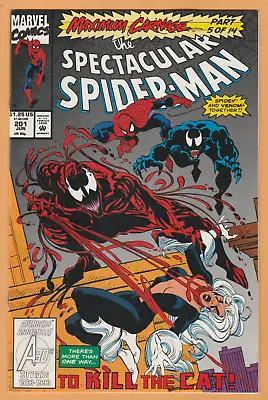 Buy Spectacular Spider-Man #201 - Maximum Carnage - Venom - Carnage - NM • 6.27£