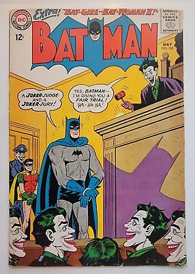 Buy Batman #163 VG+ Joker Judge And A Joker Jury 1964 Sheldon Moldoff ~ High Grade • 160.05£