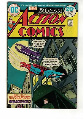 Buy Action Comics #430 431 (1973/74) Superman FN/VF 7.0 2-part Story Comic Lot • 10£