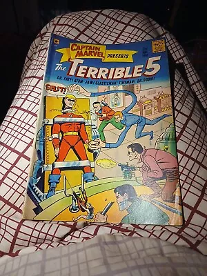 Buy Captain Marvel Presents The Terrible Five Comic #1 Pdc 1966 Silver Age Superhero • 17.36£