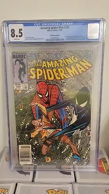 Buy Amazing Spider-Man #258 CGC 8.5 Newsstand 1st Bombastic Bagman Spider-verse!! • 71.96£