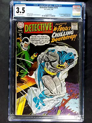 Buy Detective Comics #373 CGC 3.5 2nd App. Minster Freeze, Joker Vintage DC Comics • 157.74£