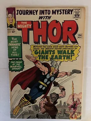 Buy Journey Into Mystery #104. VF++. Heimdall Biography, May 1964 • 190£
