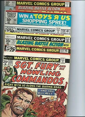 Buy Sgt. Fury And His Howling Commandos #125, #133, #143, #150, #160, & #163 • 19.39£
