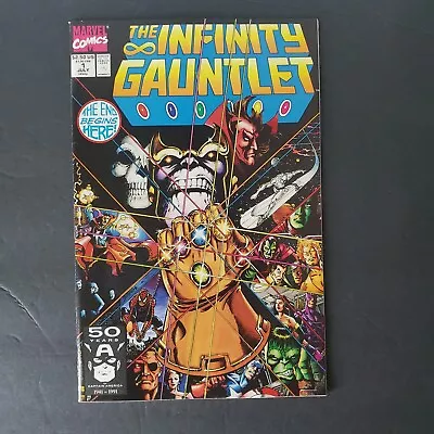 Buy Infinity Gauntlet #1 Marvel Comics 1991 Jim Starlin George Perez. • 15.80£
