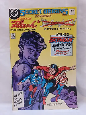 Buy Secret Origins #9 Flash Star-Spangled Kid VF+ 1st Print DC Comics 1986 [CC] • 3.50£