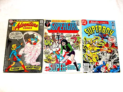 Buy Adventure Comics - Issue #'s: 395, 404, 456 (1970's,DC),3 Issue Lot, VG+ Low/Mid • 7.21£