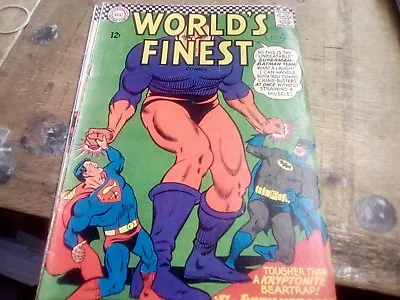 Buy DC Comics Worlds Finest No 158 June 1966 12c USA Superman Batman • 4.99£