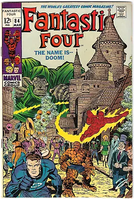 Buy Fantastic Four (1969) #84 Doctor Doom Appears Stan Lee Jack Kirby Marvel Comics • 25.56£
