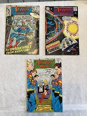 Buy Lot Of 3 Action Comics 364-366….NICE RUN…..1968 • 22.05£