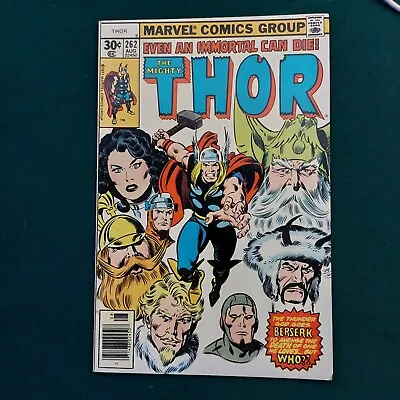 Buy Thor #262 Newsstand 1962 Series Marvel Silver Age • 12.82£