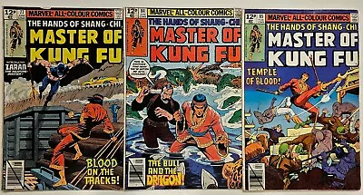 Buy Bronze Age Marvel Comics Key 3 Issue Lot Master Of Kung Fu 77 84 85 GD Grade • 0.99£