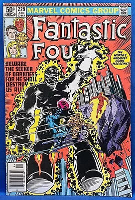 Buy Fantastic Four #229 (1981) 1st App Of Ebon Seeker - Bronze - Newsstand - FN/VF • 6.14£