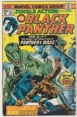 Buy Jungle Action #17 (Black Panther)  (Marvel 1972 Series) FN • 10.95£