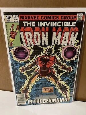 Buy Iron Man 122 🔑1979 NWSTND🔥Origin TONY STARK Demon In A Bottle🔥Comics🔥VF • 11.91£