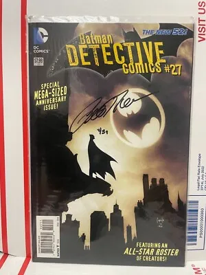 Buy Detective Comics #27, Signed By Pete Tomasi, Dynamic Forces COA 4/39 • 20.11£