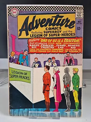 Buy Adventure Comics #346 1st App Of Karate Kid And Ferro Lad Jim Shooter 1966 DC • 18£