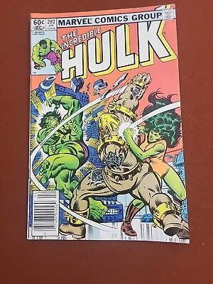 Buy The Incredible Hulk #282 First Team Up With She Hulk Marvel Comics • 11.82£