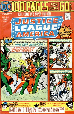 Buy JUSTICE LEAGUE OF AMERICA  (1960 Series)  (DC) #116 Fine Comics Book • 65.56£