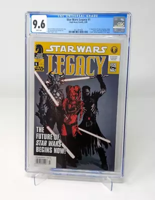 Buy NEWSSTAND Star Wars: Legacy #1 CGC 9.6 Dark Horse Comics 2006 • 99.58£