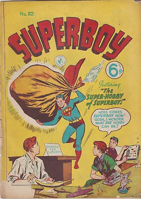 Buy ###atlas Publishing Superboy #82 December 1955 Uk Dc Reprint Fair (1.0) ### • 8£