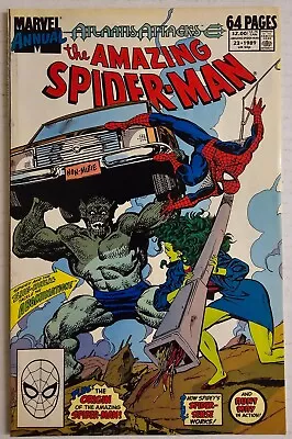 Buy Amazing Spider-Man The Annual #23 Atlantis Attacks; 1989 She-Hulk Abomination • 1.60£
