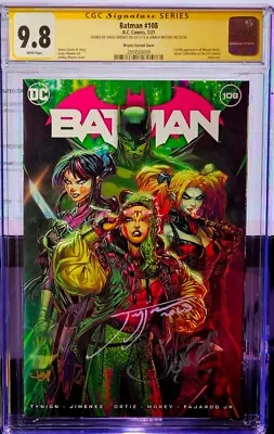 Buy Batman #108 Variant 2X Signed JONBOY MEYERS & Jimenez 1st Miracle Molly CGC 9.8 • 158.11£