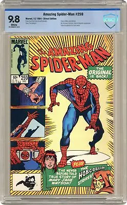 Buy Amazing Spider-Man #259 CBCS 9.8 1984 19-330A431-016 • 145.85£