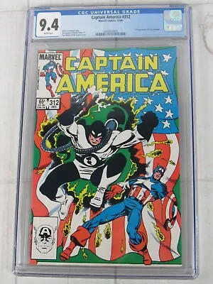 Buy Captain America #312 CGC 9.4 WP Dec. 1985 Marvel Comics 3920053004 • 56.32£