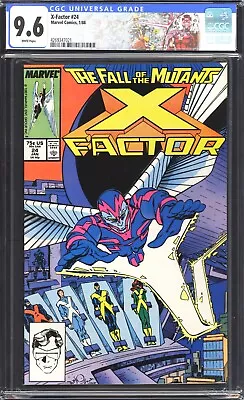 Buy X-Factor #24 CGC 9.6 NM+ 1st Appearance Archangel CUSTOM X-men Label Marvel 1988 • 70.70£