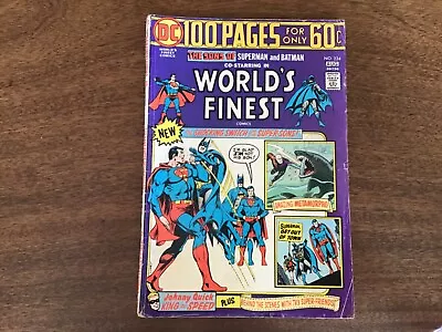Buy DC Comics Worlds Finest Comics Issues 224 August 1974 100 Page Giant Comic====== • 4.89£