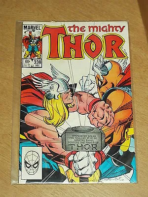 Buy Thor The Mighty #338 Vol 1 Marvel Fn (6.0)   Beta Ray December 1983 • 18.99£