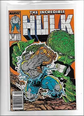 Buy The Incredible Hulk #342 1988 Near Mint- 9.2 4202 • 7.87£