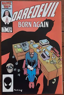 Buy Daredevil 230, Born Again, Marvel Comics, May 1986, Vf- • 24.99£
