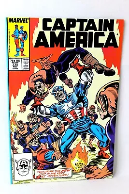 Buy Captain America #335 1st Watchdogs 1987 Comic Marvel Comics F-/F • 2.73£