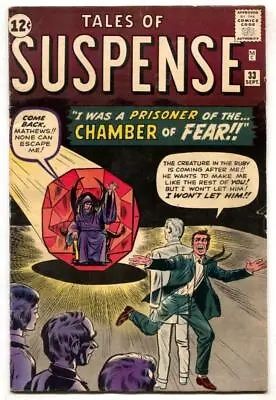 Buy Tales Of Suspense #33 1962-MARVEL-Kirby Ditko Pre-hero VG/F • 231.54£
