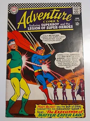 Buy Adventure Comics #345 June 1966 VGC- 3.5 The Execution Of Matter-Eater Lad! • 6.99£
