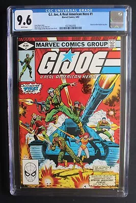 Buy G.I. JOE REAL AMERICAN HERO #1 1st COBRA Snake-Eyes BARONESS 1982 Marvel CGC 9.6 • 283.38£