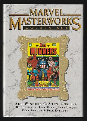 Buy Marvel Masterworks Golden Age All-Winners Comics Nos. 1-4 Hardcover Marvel NM • 47.80£