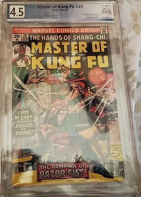 Buy Master Of Kung Fu #29 (June 1975, Marvel) PGX Grade 4.5 • 23.65£