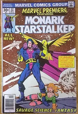 Buy MARVEL PREMIERE #32 Monark Starstalker (1976) Marvel Comics VG/VG+ • 10.24£