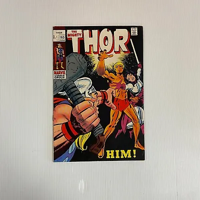 Buy The Mighty Thor #165 1969 FN+ 1st Full Appearance Of HIM (Adam Warlock) Pence • 220£