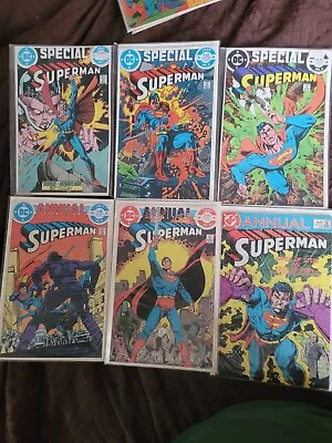 Buy Superman Annuals #9 #10 #12 +  Superman Specials #1 #2 #3 • 22.40£